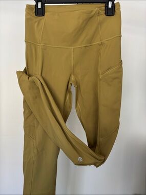 lululemon athletica Mustard High-Rise Pocket Leggings